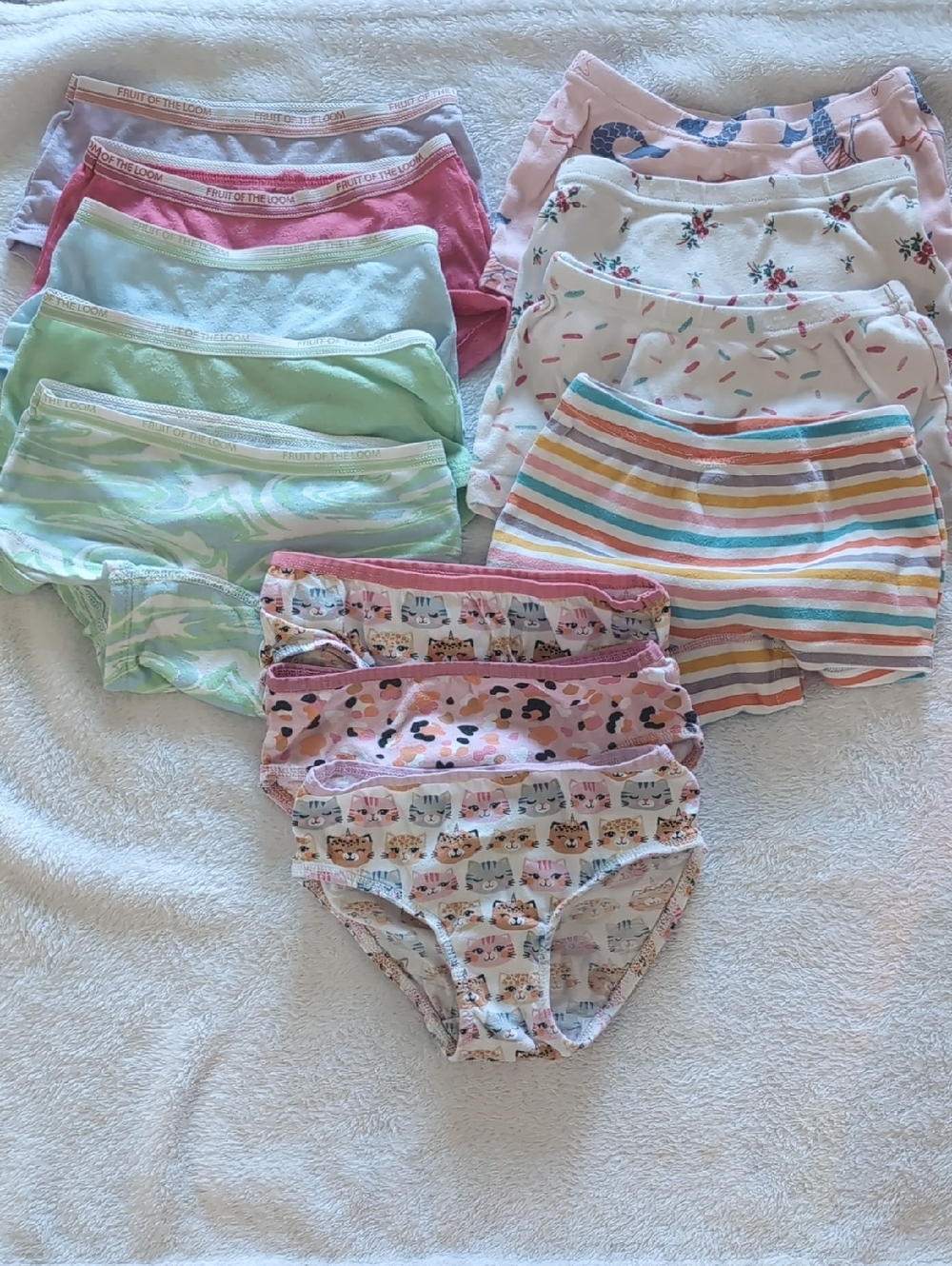 Girls' Assorted Undies - Pack of 12